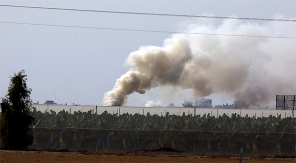 ’Israel’ Strikes 25 Hamas Positions in Gaza